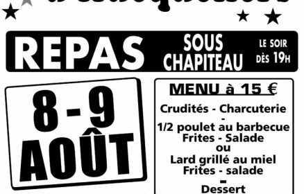 Repas sous chapiteau par l’Auberge d’Hucqueliers