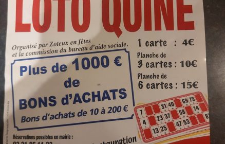 Loto Quine à Zoteux