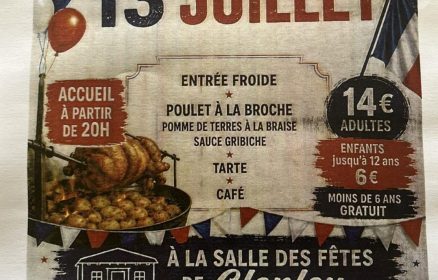 Comité des Fêtes de Clenleu 13 juillet