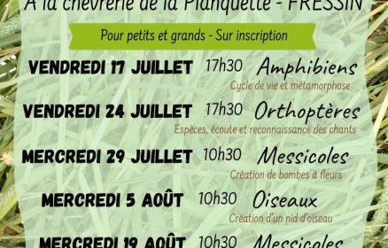Atelier nature à la Chèvrerie de la Planquette