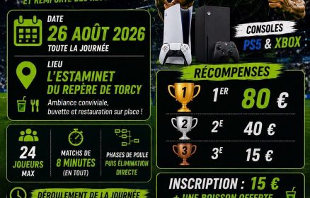 Tournoi FC26 organisé par L&rsquo;Estaminet du Repère de Torcy