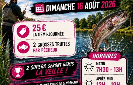 Journée grosses truites aux étangs de Fressin