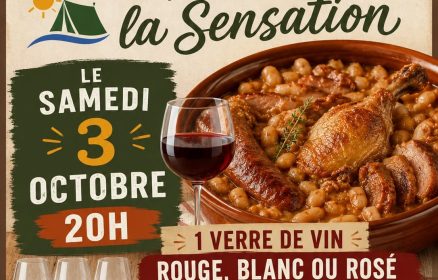 Cassoulet maison au camping la Sensation