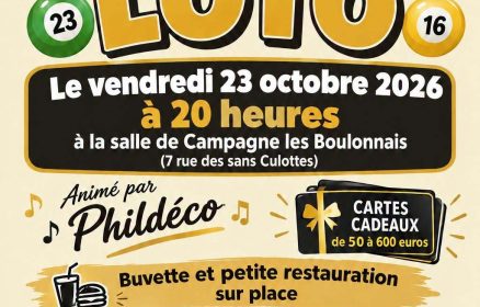 Grand loto organisé par la MFR de Hucqueliers