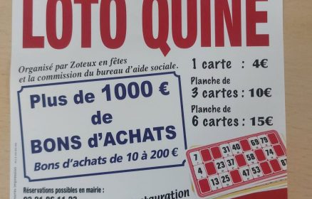 Loto quine à Zoteux