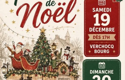 Parade de Noël organisée par le Comité des fêtes de Verchocq