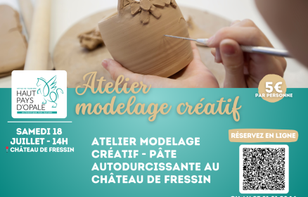 Atelier modelage créatif – Samedi 18 juillet