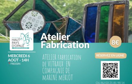 Atelier fabrication de vitraux avec Marine Merlot