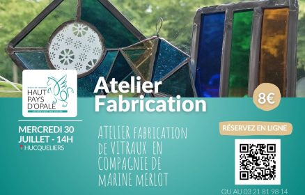 Atelier fabrication de vitraux avec Marine Merlot