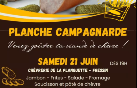 Dégustation de planche campagnarde à La Chèvrerie de la Planquette