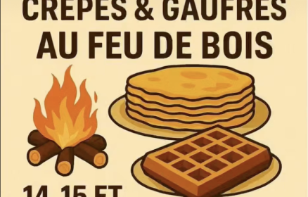 Étincelles de Vallée de la Course – Crêpes et gaufres au feu de bois à Clenleu