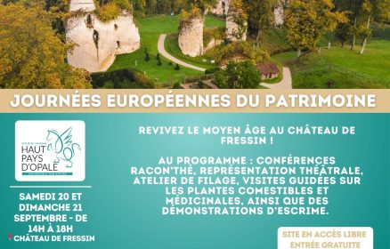 Venez découvrir les vestiges du Château de Fressin lors des Journées Européennes du Patrimoine